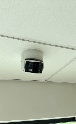 180° kamera Hikvision monitoruje vnitřní prostory haly v Kopřivnici